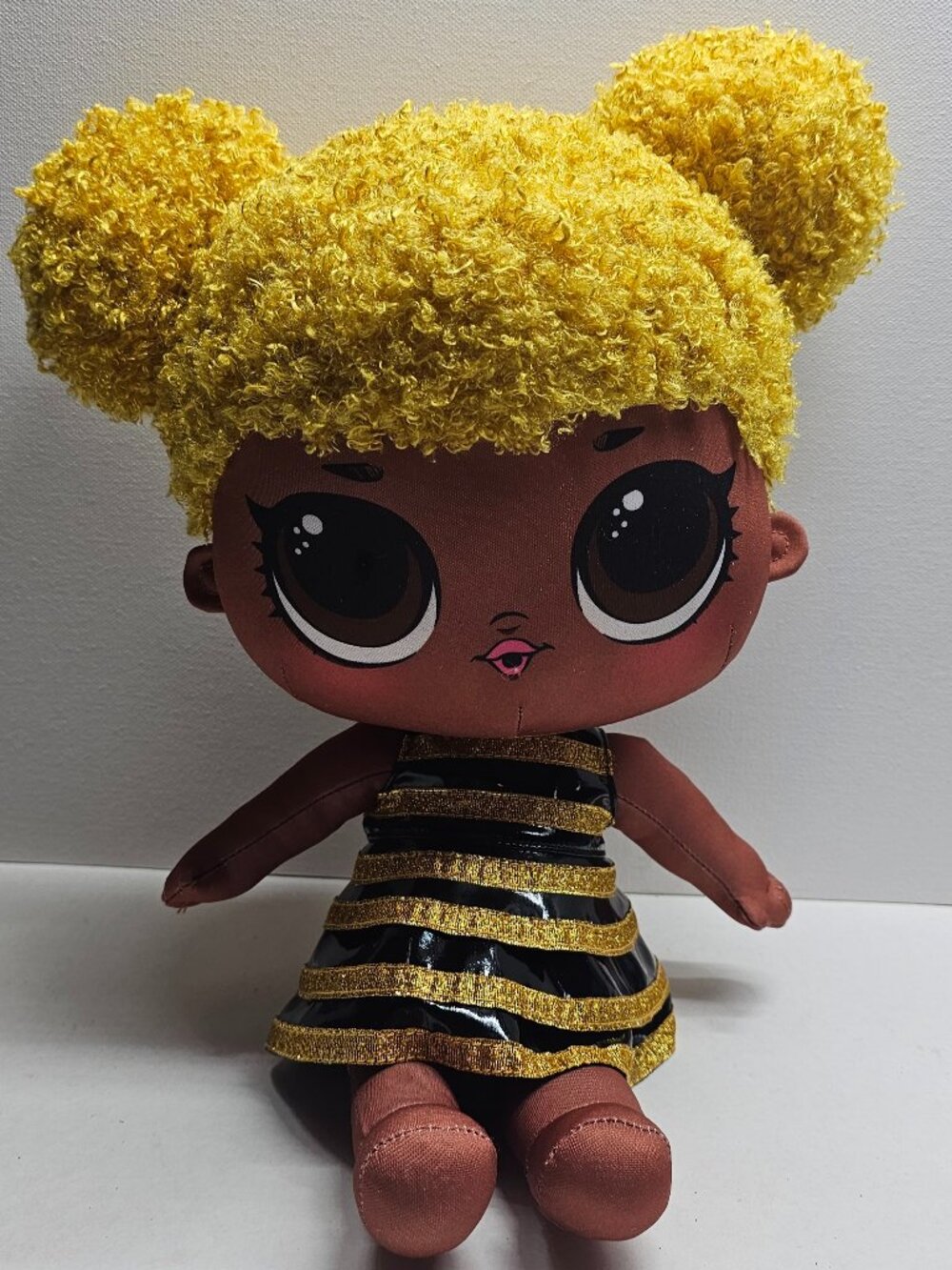 LOL Surprise Queen Bee Plush Doll Gold Hair Large 16"